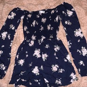 Hollister long-sleeve romper